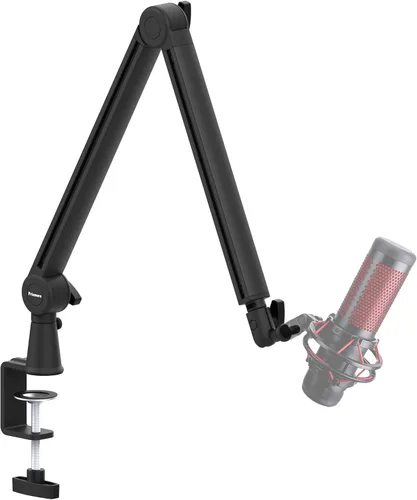 Vista 5 de Brazo de micrófono, brazo de micrófono premium con gestión de cables, brazo giratorio de 360°, brazo de brazo de micrófono para transmisión