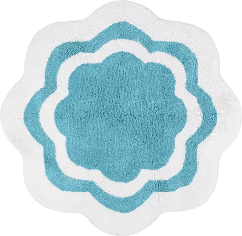 Vista 14 de Sherry Kline Alfombra de baño con diseño de pétalos, absorbente de agua, hecha a mano, lavable a máquina, tapete de baño para decoración, tapete Aloe