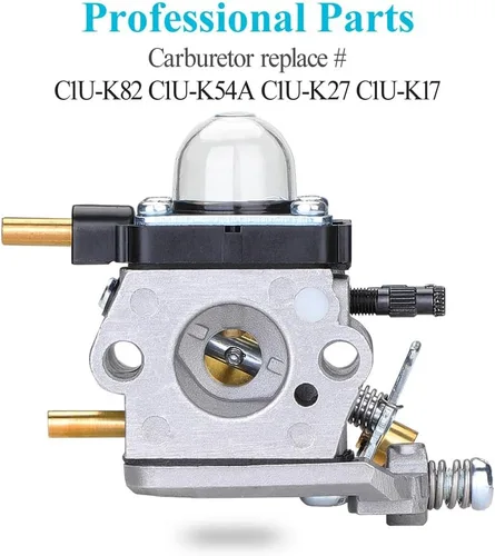 Vista 2 de HOODELL Carburador C1U-K82 C1U-K54A, para Mantis Tiller 7222 7222M 7225 7920, Echo TC-210 HC-1500, Carburador Cultivador Premium, Kit