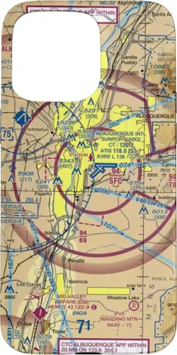 Vista 31 de Albuquerque (ABQ) Sectional Chart - Aviation Case for iPhone 17