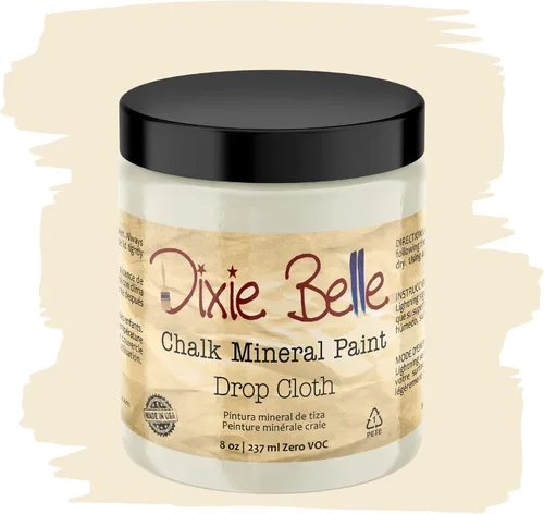 Vista 73 de Pintura para muebles con acabado de tiza Dixie Belle Paint Company - Amatista (4oz) - Pintura mineral de tiza chic púrpura profundo mate