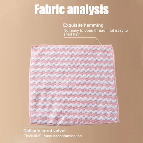 Vista 9 de HOTBEST Paño de limpieza de microfibra fácil de limpiar, suave, absorbente, reutilizable, de microfibra, paño de pulido para vidrio, espejos