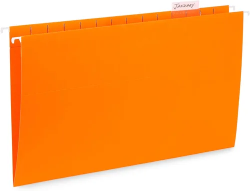 Vista 6 de Blue Summit - Carpetas colgantes de tamaño legal, carpetas de tamaño legal de 9.5 x 14.75 pulgadas, 25 archivos colgantes reforzados en varios