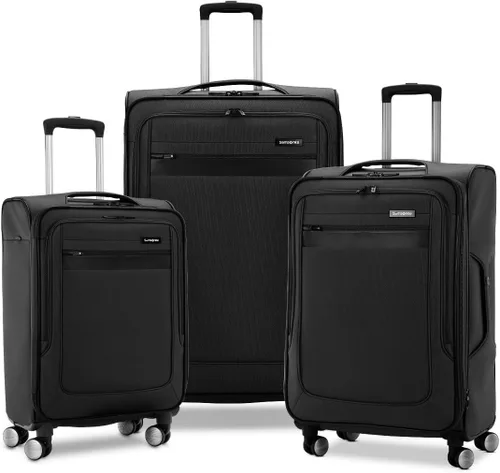 Vista 49 de Samsonite - Equipaje ligero y suave de la colección Ascella 3.0, con ruedas giratorias, Negro