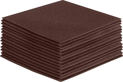 Vista 208 de FabricLA Hojas de fieltro acrílico para manualidades, cuadrados de fieltro precortados suaves de 4 x 4 pulgadas (3.9 in x 3.9 in), utiliza hojas