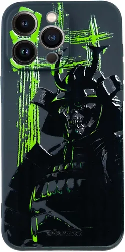 Vista 24 de SIMPLYMDRN Funda delgada para iPhone 12 Pro Max, diseño de guerrero, funda genial para hombres, funda de soldado de combate, delgada y flexible