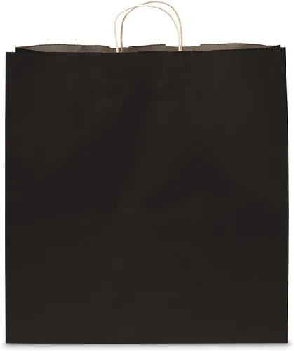 Vista 7 de Prime Line Packaging Bolsas de regalo negras, bolsas de regalo de papel kraft con asas para pequeñas empresas, bolsas de compras extra grandes