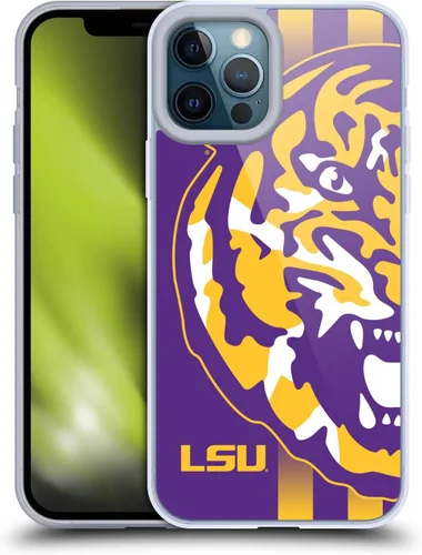 Vista 281 de Head Case Designs Funda de gel suave con licencia oficial de la Universidad Estatal de Louisiana LSU Camou compatible con Apple iPhone 7 Plus/iPhone