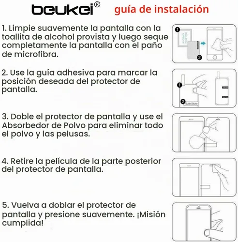 Vista 5 de Paquete de 3 protectores de pantalla de vidrio templado compatibles con Samsung Galaxy A14 5G / Galaxy A14, sensible al tacto, compatible
