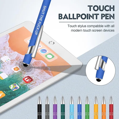 Vista 3 de Teling - Bolígrafos divertidos y sarcásticos para oficina con citas motivacionales y mensajes negativos, pasivos y positivos, para regalar a colegas