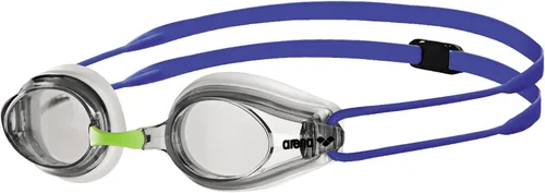 Vista 9 de Arena Tracks Gafas de natación unisex para adultos esenciales para carreras competitivas de natación, aprobadas por FINA, con lente antiniebla