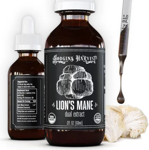 Vista 14 de Hodgins Harvest Tintura de Extracto de Cuerpo Fructífero de Hongo Cordyceps Orgánico - Suplemento de Extracto Doble Extra Concentrado - Hongos