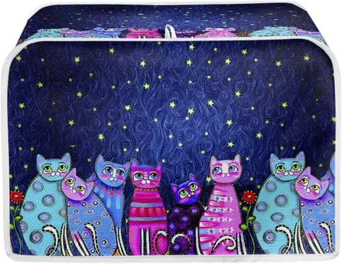 Vista 20 de Xoenoiee Funda protectora para tostadora con estampado de águila y bandera estadounidense del 250 aniversario, a prueba de polvo e impermeable