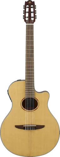 Vista 2 de Yamaha NTX1 NT Cutaway Guitarra Clásica Acústica Eléctrica de Cuerda de Nailon, Natural