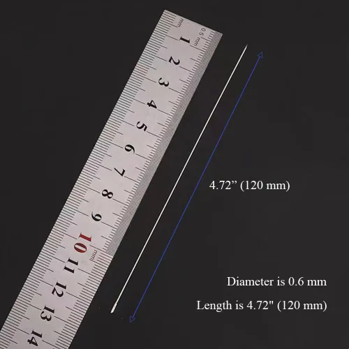 Vista 2 de 10 agujas Lei para fabricación de Leis, aguja de costura de ojos grandes de 4.7 pulgadas para manualidades, aguja larga de Lei para hacer flores