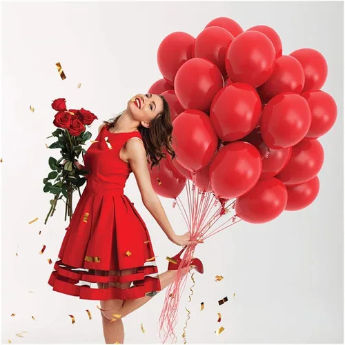 Vista 4 de Balloon Wedding Birthday Party Decoration Latex Balloons Glossy Pearl Gold Silver Red Baby Shower Halloween Christmas Globos 12 Inch Ballon