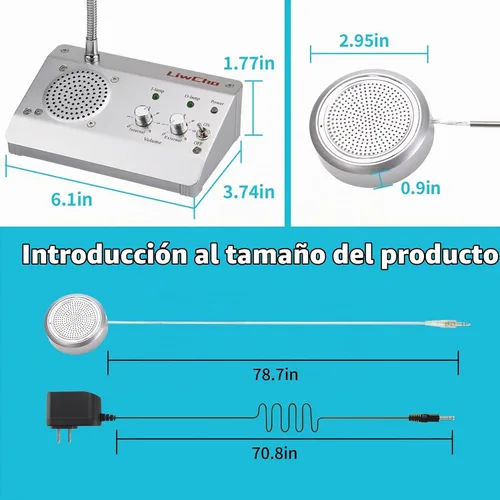 Vista 6 de Sistema de intercomunicación de ventana de doble vía,Altavoz de alta potencia,Altavoz de micrófono para ventana de cajero, Interfono bidireccional