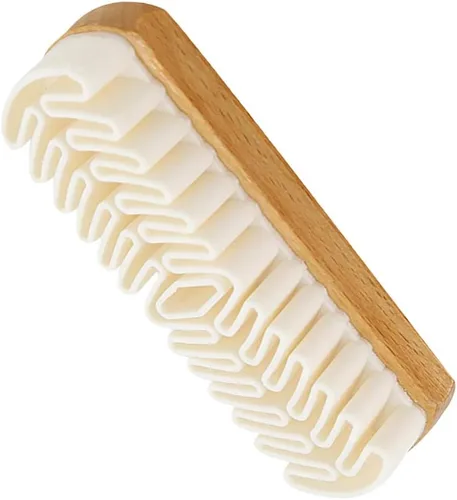 Vista 7 de ONDIAN CHUNCIN - 2psc Nubuck and Suede Brush Wooden Handle Hard Wearing Crepe for Cleaning Suede Brush Nubuck Leather Shoes Bags