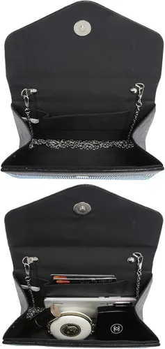 Vista 88 de Dasein Bolso de noche para mujer, embragues de fiesta, bolsos de boda, cóctel, baile de graduación, bolsos con purpurina esmerilada