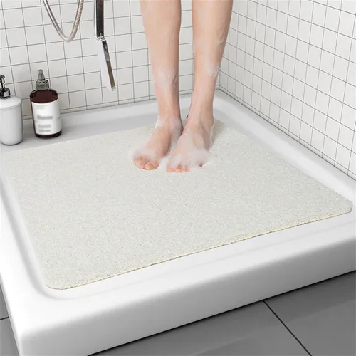 Vista 11 de Secure Mat, tapete antideslizante para bañera, lo último en antideslizante, tapete de ducha para bañera, ducha, baño (beige, 15.75 x 23.62 pulgadas)