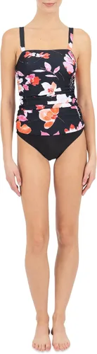 Vista 4 de kensie Tankini bandeau fruncido estándar para mujer, PARENT