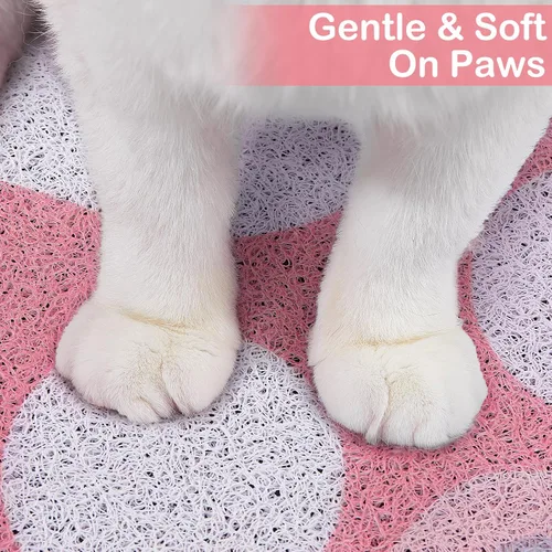 Vista 5 de Unicorn Catcher Alfombrilla de arena para gatos, alfombrilla grande antideslizante para arena para gatos, tapete suave para arena para gatos, tapete