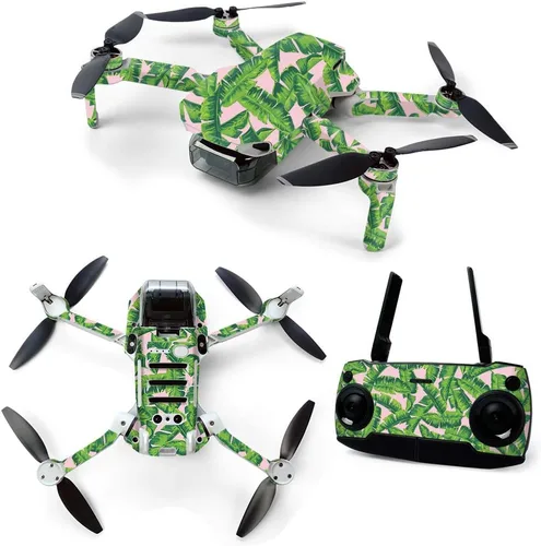 Vista 14 de MightySkins Skin para DJI Mavic Mini Drone Quadcopter portátil – Madera abstracta Cubierta protectora de vinilo duradera y única Fácil
