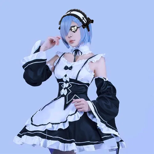Vista 5 de LaVenty Lolita Accesorios de encaje Lolita Diadema Lolita Maid tocado Vintage Lolita Cosplay Fiesta Accesorios para el cabello
