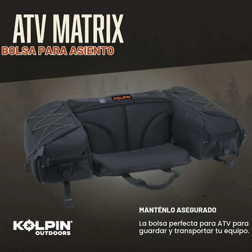 Vista 2 de Kolpin Matrix Bolsa de asiento - Negro - 91155, 32 "x 22" x 11