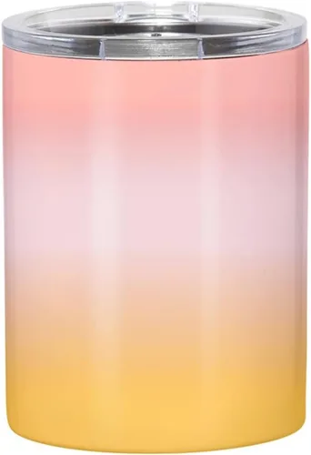 Vista 4 de Slant Collections Vaso aislado de acero inoxidable, 12 onzas, Bestie