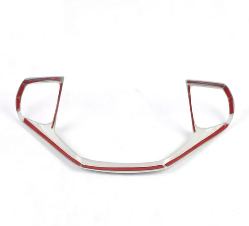 Vista 6 de RUIHE 2 fundas de volante de fibra de carbono para Ford Explorer 2020 2021 2022 2023 2024 2025