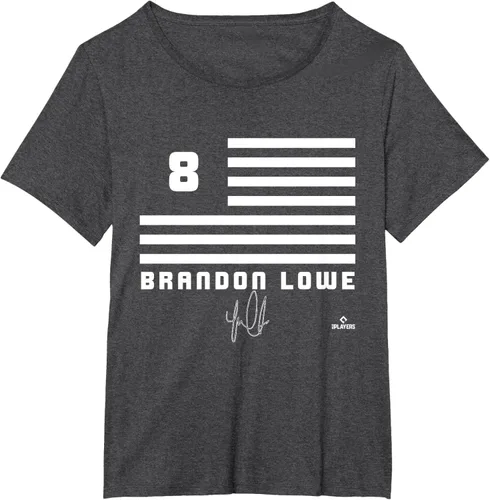 Vista 4 de Brandon Lowe Flag Name - Camiseta, Negro, S