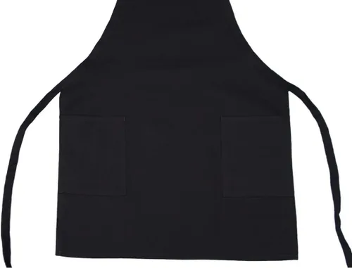 Vista 6 de Voila - Delantales de cocina para mujeres y hombres, negro, ajustable, dos bolsillos delanteros, divertido y lindo delantal de cocina francesa