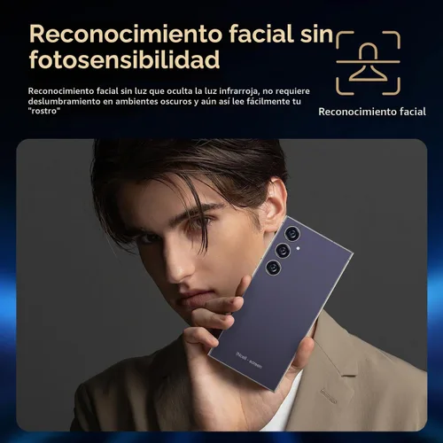 Vista 9 de Teléfonos desbloqueados, teléfono celular C24 Ultra Android 14, teléfono inteligente 8G+256G, Snapdragon 8 Gen3/6800mAh carga rápida/pantalla de 6.8