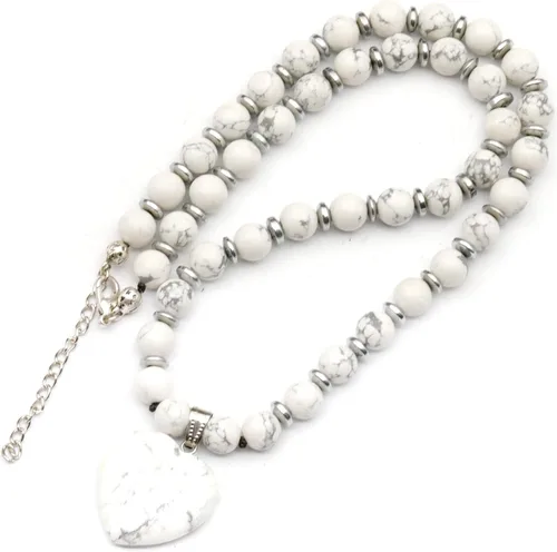 Vista 54 de Colgante de corazón de aventurina natural, Collar de cuentas de aventurina genuina, Collar de piedra verde, Collar de piedras preciosas, Cuentas