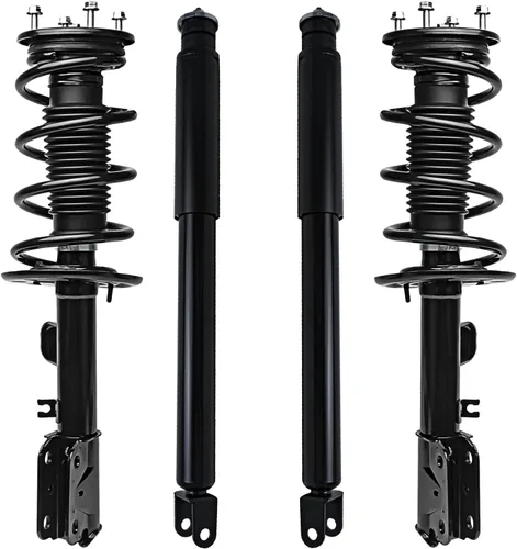 Vista 102 de Detroit Axle - Kit de amortiguadores de 4 puntales para Ford Escape 14-19, 2 puntales delanteros con resorte helicoidal 2 amortiguadores traseros