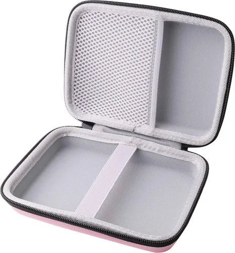 Vista 3 de Estuche rígido compatible con el bolígrafo de impresión 3D 3Doodler Start/Start+ Essentials (rosa, solo funda)