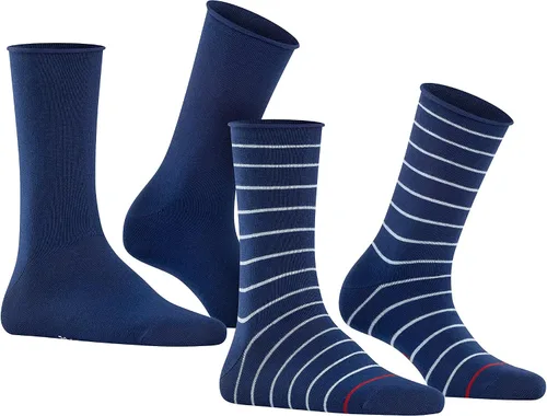 Vista 3 de FALKE Women's Happy Stripe 2-Pack Cotton Socks