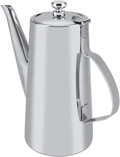 Vista 7 de Hervidor de acero inoxidable, 2L de acero inoxidable espesado, elegante tetera para té, café, agua para el hogar, restaurante #2