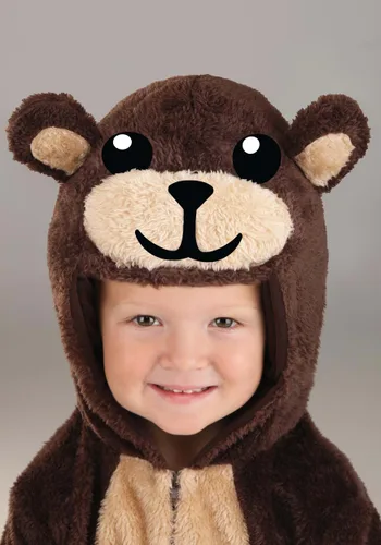 Vista 3 de Disfraz de Mono de Oso Pardo para Niño Pequeño Multicolor