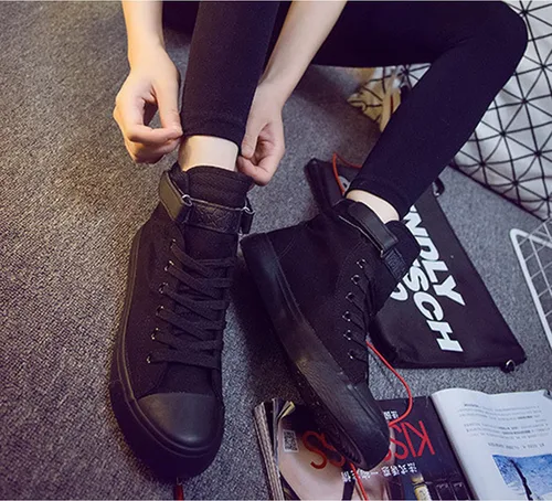 Vista 2 de DHSPKN Anime Mha Zapatos de lona Deku Izuku Todoroki Zapatillas Anime Cosplay High Top Zapatos de lona