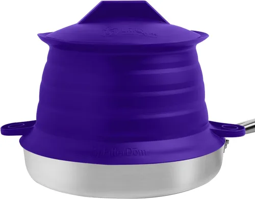 Vista 49 de L.I.Q - Protector de salpicaduras de silicona, se adapta a macetas de 8 y 10 pulgadas (20 y 9.8 in), apto para microondas y duradero, incluye tapa