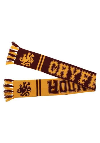 Vista 3 de Bufanda Reversible de Punto de Gryffindor Multicolor