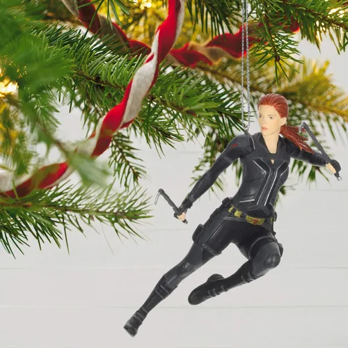 Vista 2 de Hallmark Adorno navideño de recuerdo 2020, Marvel Studios Black Widow (1799QXI6121)