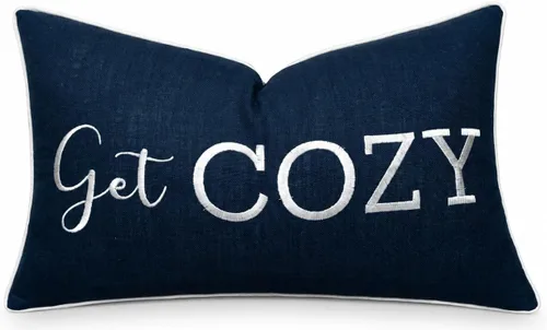Vista 19 de Funda de Cojín Decorativo Romántico para Pareja, Sentimiento de Amor Bordado, Refranes Decorativos, Acento Lumbar - Decoración de Frases Acogedoras