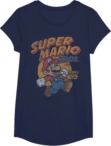 Vista 22 de Super Mario Bros. Desde '85 Camiseta Vintage con Póster' Negro