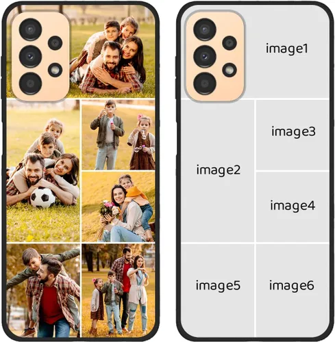 Vista 13 de Funda de teléfono con foto personalizada para Samsung Galaxy A13 4G, imagen/texto personalizados, funda negra delgada y suave, regalo único de nicho