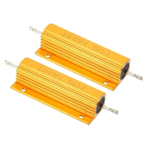 Vista 34 de PATIKIL 100 W 0,01 Ohm Resistencia con carcasa de aluminio, 2 paquetes de resistencias con carcasa de aluminio, resistencias bobinadas en caja