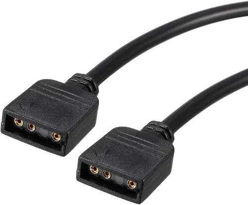 Vista 3 de uxcell ARGB - Cable divisor hembra a hembra de 3 pines, cable de extensión para tiras de luz LED 5050 3528, 11.8 in de longitud, 2