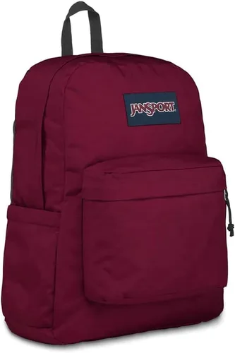 Vista 2 de JanSport SuperBreak - Mochila ligera para la escuela, Rojo herrumbre), JS0A4QUT